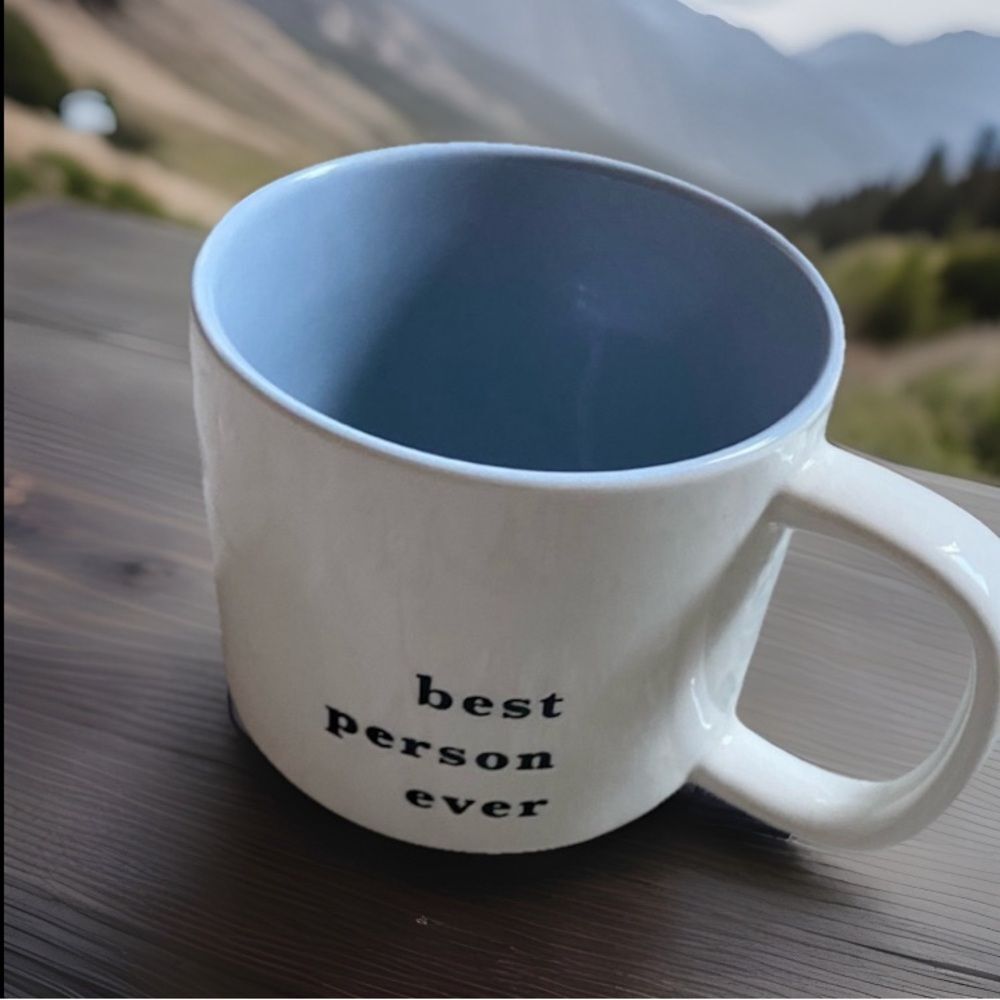 Threshold Ceramic Coffee Mug  (Best Person Ever)